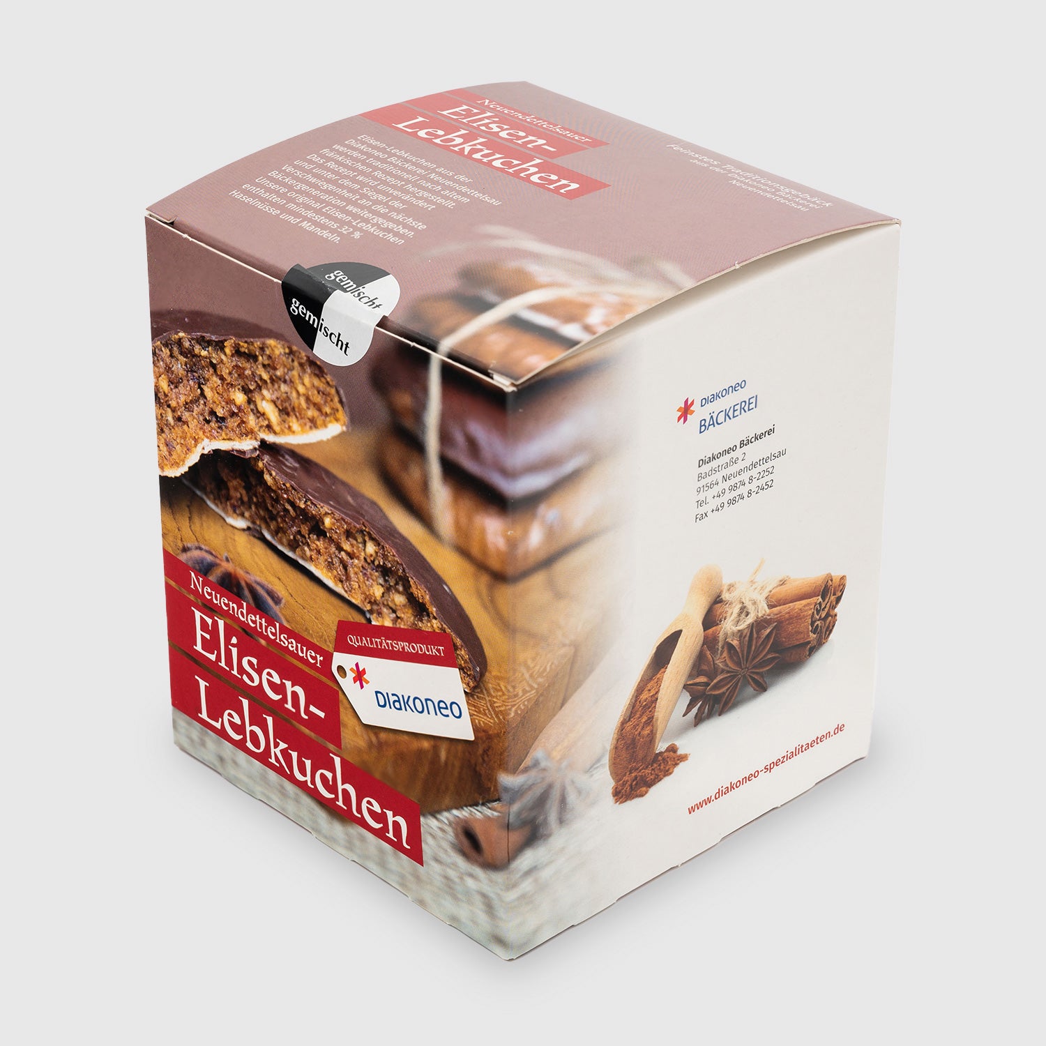 Elisen-Lebkuchen, 5 Stück in der Geschenkbox