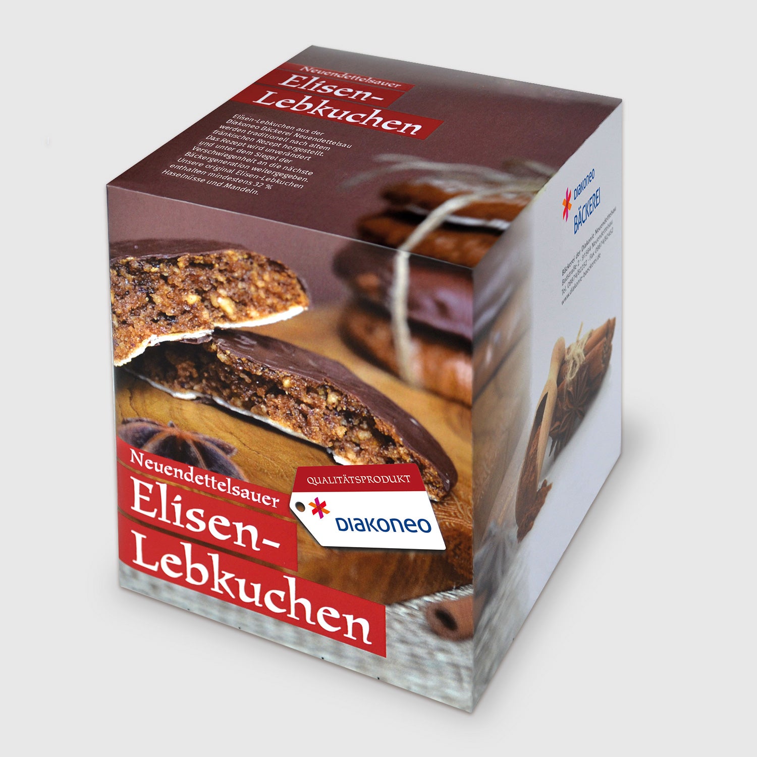 Elisen-Lebkuchen, 5 Stück in der Geschenkbox