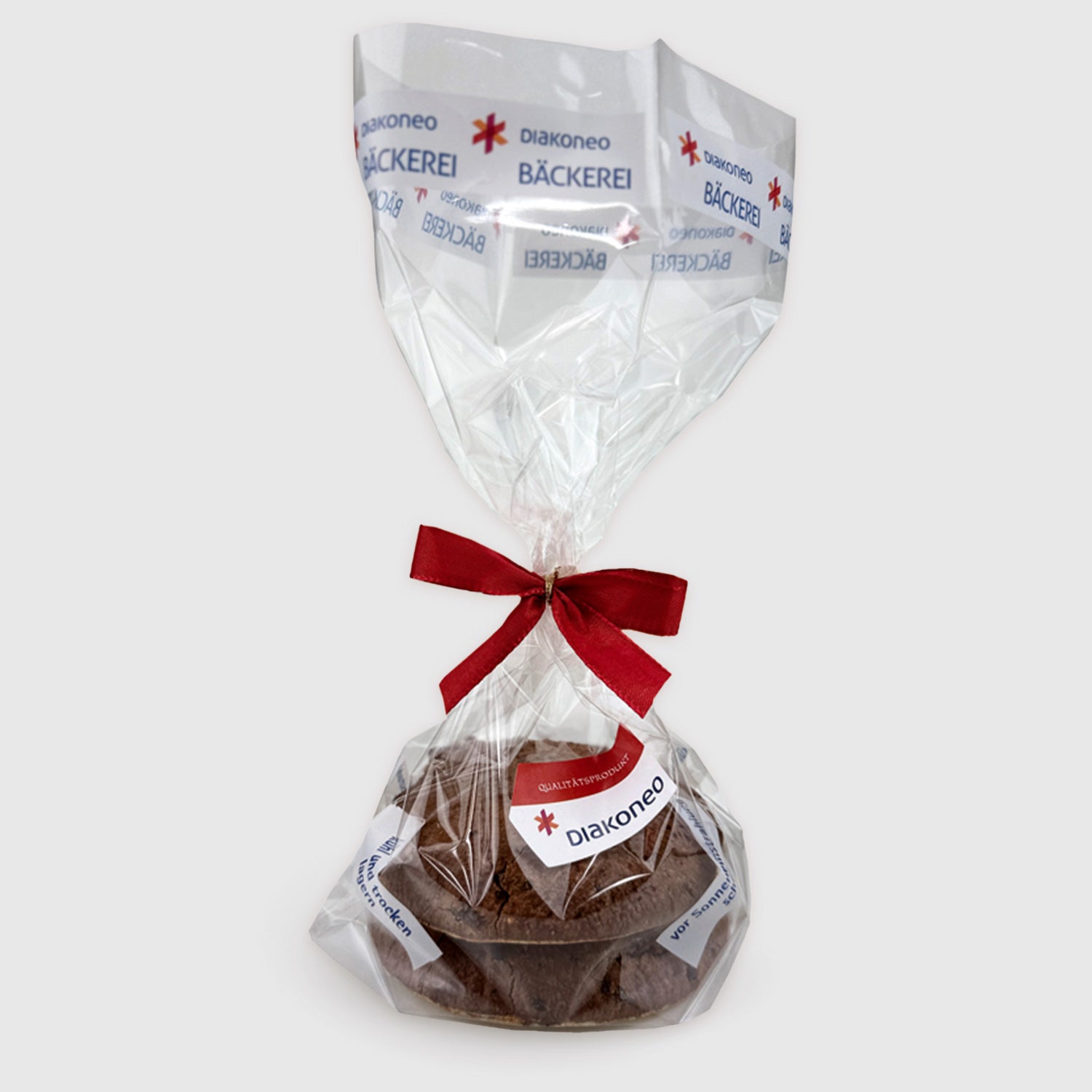 Elisen-Lebkuchen, 2 Stück in der Tüte mit Schleife