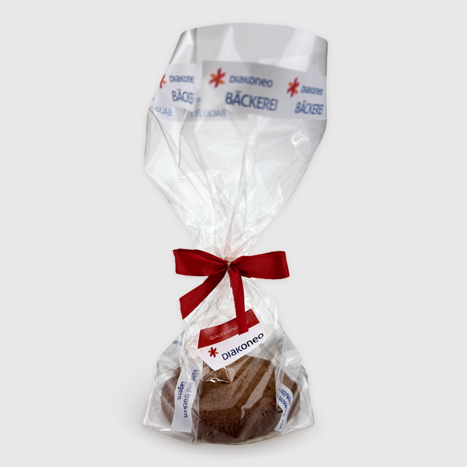 Elisen-Lebkuchen, 1 Stück in der Tüte mit Schleife