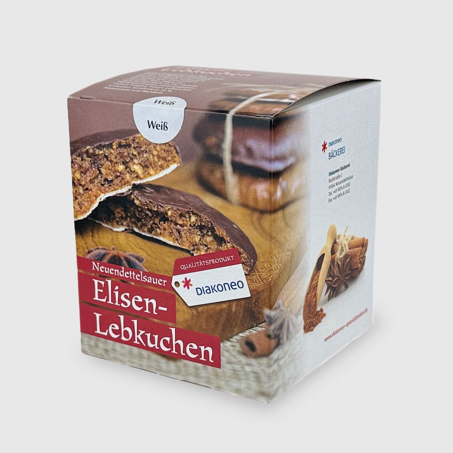 Elisen-Lebkuchen, 5 Stück in der Geschenkbox